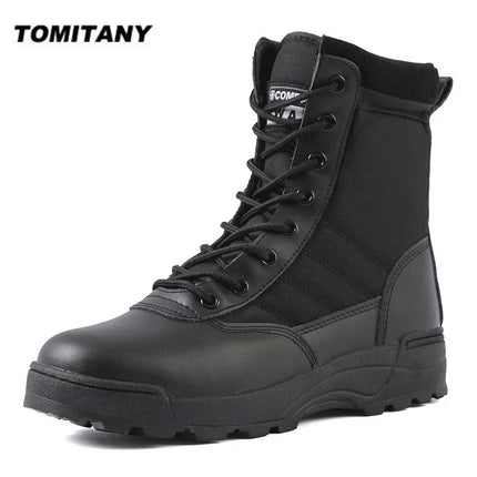 Tactical Boots Men Boots Special Force Desert Combat Boots Outdoor Hiking Boots Ankle Shoes Men Work Safety Shoes