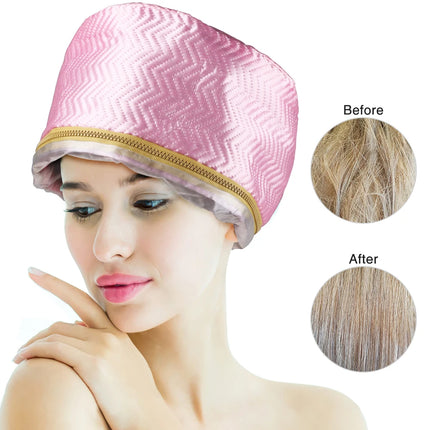 Thermal Treatment Hair Cap Heating Electric Hair Cap Nourishing Hair Mask Baking Oil Cap Hair Dryer Heat Hat Hair Care SPA Hair