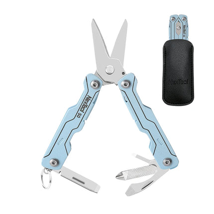 NexTool Micro Multitools S0 Mini Sailor Scissors 8 In 1 Mini Pocket Multitool EDC Folding Hand Tools Camping Survival Multitool