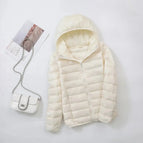 M / Beige white