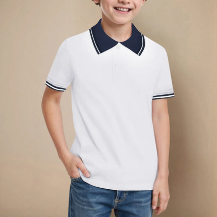 Neck Sleeve Boys Comfortable And Breathable Short Sleeved T Shirt Casual And Versatile Top ملابس اطفال