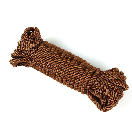 10M Soft BDSM Hemp Rope Comfortable Restraint Rope for Adult Role Play Cosplay Flirting Games Sensory Binding Tool for Couples