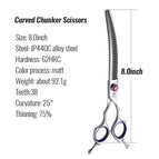 8 curved chunker