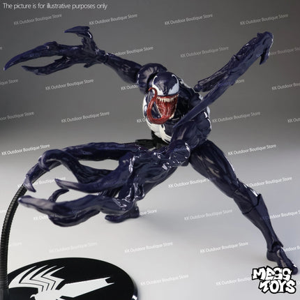 NEW Mess Toys Venom Lethal Neighbor Spider Man Symbiotic Black Suit Messtoys Spiderman Anime Action Figure Model Doll Gifts Toys