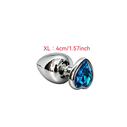 Adult metal anal plugs, suitable for men and women, wear anal plugs when going out, sex products anal expansion props.
