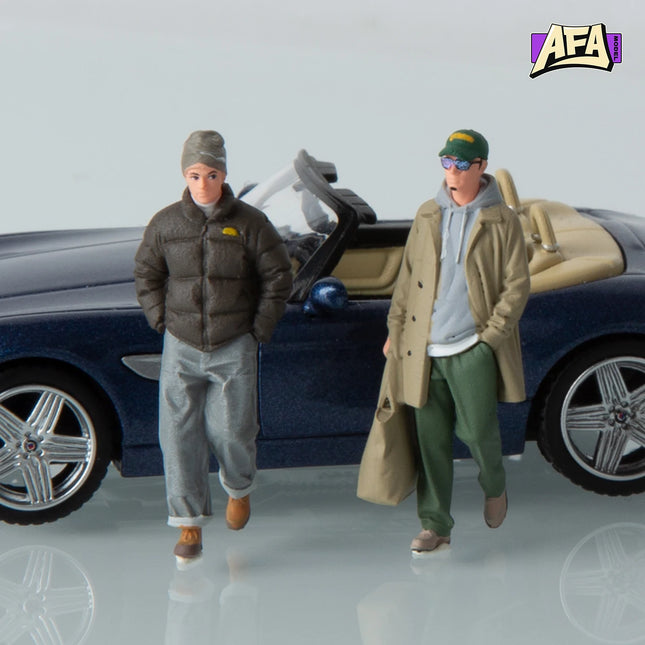 AFA 1/64 Scale Miniature Resin Figures Model Props Street Fashion People Diorama Scenery Accessories for Matchbox Tomica Diecast