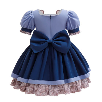 Disney Zootopia Judy Bunny Costume for Girls Dress Cosplay Carnival Party Clothes Disguise Cartoon Zoo Roleplay Fantasia Outfits