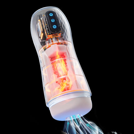 Automatic Sucking Sex Toy Male Masturbator Cup Vibration Blowjob Machine Heating Masturbation Adult for Men Masturbate Supplies