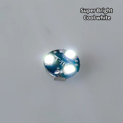 10pcs With Batteries 3-LED Magnetic Controlled Lights Plus 1pc Free Magnet Switch For Robots DIY Model Lighting Super Bright