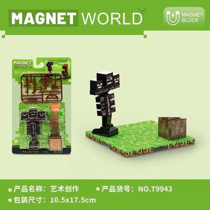 Building Blocks Zoo Magnetic World Series Educational Puzzle Toys for Boys & Girls Children's Playset gift