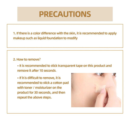 Skin concealing patch-waterproof cover for scars, tattoos, acne marks, birthmarks-natural looking, breathable, reusable