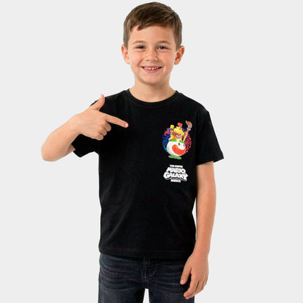 2026 New The Super Mario Galaxy Movie Bowser Jr graphic unisex cotton shirt,There are children size, summer Men's fashion Tshirt
