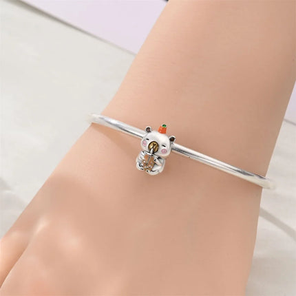 Classic 925 Sterling Coffee Cup Charms Tea Cup Beads Fit Original Bracelet Necklace Pendant Women Bracelet DIY Fine Jewelry Gift