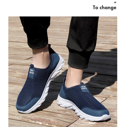 YRZL New Running Shoes for Men Breathable Sports Shoes Light Weight Fashion Summer Breathable Sneakers for Men Plus Size 39-46