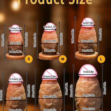 Realistic Big Huge Thick Anal Dildo Butt Plug Giant Large Soft Silicone Anal Plug Expander Training Adult Sex Toys for Women XXL