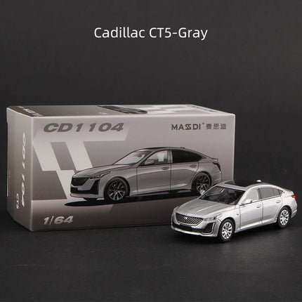 Massdi 1:64 Cadillac Escalade Car Model CT5 CT6 Alloy Miniature Diecast Vehicles Toy Collection