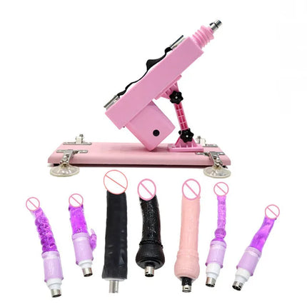 Powerful Vibrator Automatic Telescopic Sex Machine With Dildo Attachments Female Vagina Anal Masturbation Sex Toys For Women Men