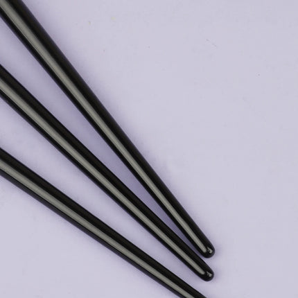 3pcs Eye Makeup Brush Ultra Fine Eyeliner Brush Set, Including Straight, Angled, Bent Tip, Suitable For Makeup