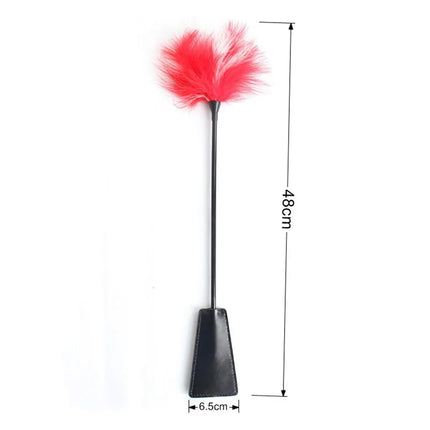 Feather Whip spank Flirt paddle Sex Toys Tickler Whip Policy Knout Sexy toy for Couple Game BDSM Adult Games cosplay Products