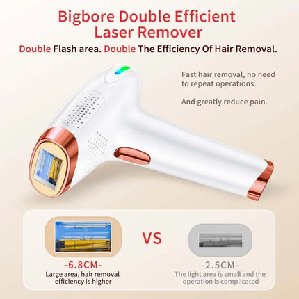 Ipl Machine Sapphire Ice Cooling Epilator Painless Portable for Face and Body Permanent Home Use Laser Hair Removal