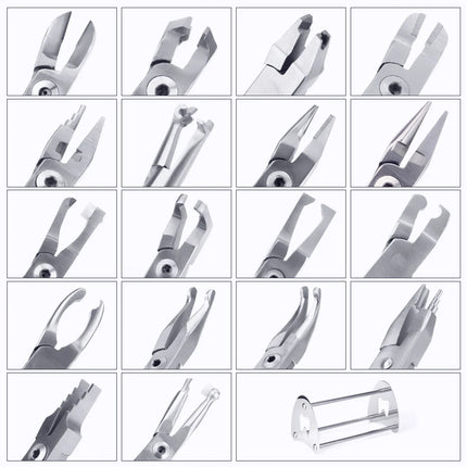 GISTARMED Dental 19Pcs/Set Orthodontic Plier With Bracket Dentistry Lab instrument Equipment Dentist Tools With TC Products