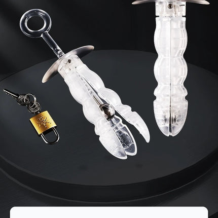 Anal Training System - Resin Adjustable Dilator Expander for Adult Men and Women Butt Stretching, BDSM Play & Fisting Practice