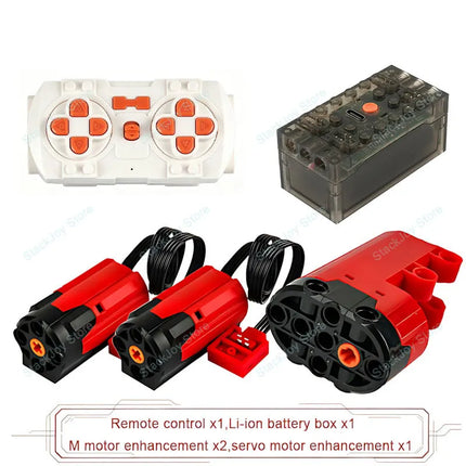 Smart Wireless Building Kit Blue-tooth Motor APP Speed Control for Legoeds PF Blocks Rechargeable Battery Included