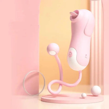 10 Speeds Vibrating Egg Tongue Licking Clitoris Stimulator Masturbator G Spot Stimulating Massage Sex Toys For Adult