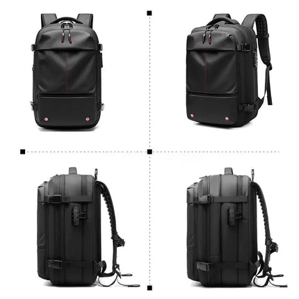 Travel New Backpack Men's Business Multi-function Computer Bag Vacuum Compression Large Capacity Backpack TPU Teen Bag Man