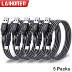 5PCS Black / 3m