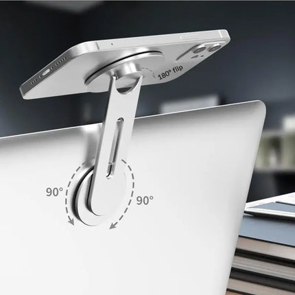 1Pc Magnetic Phone Holder For Laptop Phone Holder Magsafe Laptop Phone Side Cell Phone Stand Mount