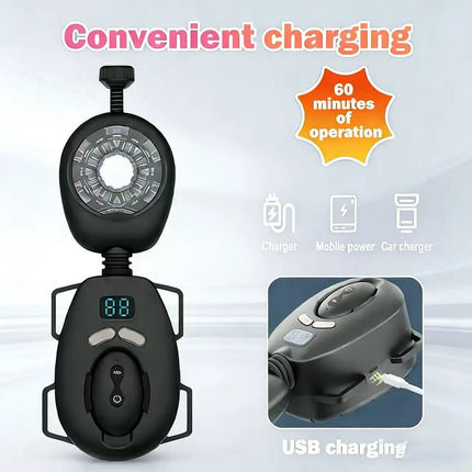 Sex Toys for Men Automatic Swing Male Masturbator with Wearable Belt Thrusting Masturbator Cup Remote Control Adult Supplies
