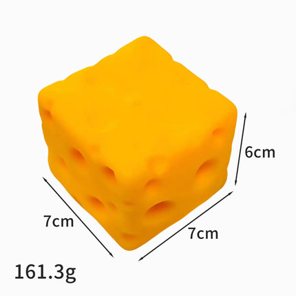 Cheese Squeeze Toy Extra Large Size Cheese Squishy Fidget Toys Slow Rebound Shapeable Venting Ball for Adults Gifts
