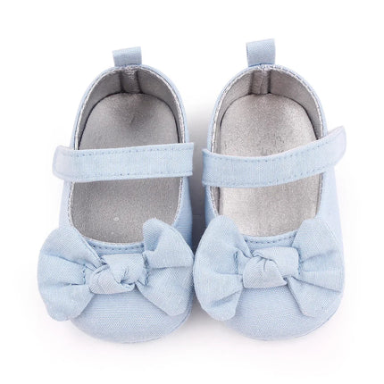 Baby Girl Princess Shoes Soft PU Classical Bowknot Beautiful and Cute for Newborn Girl Spring and Summer Prewalking 2023 Fashion