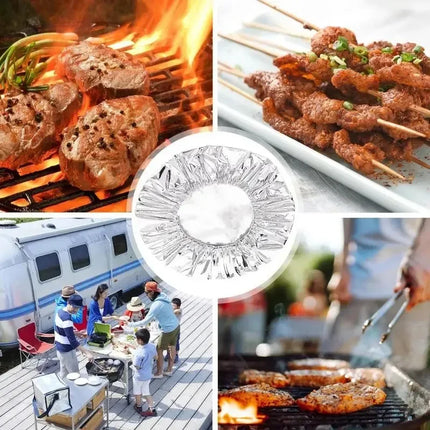 Aluminum Foil Film Food Cover Food Grade Disposable Food Covers Saran Wrap Fresh-keeping Lid Fruit Vegetable Insulation Covers