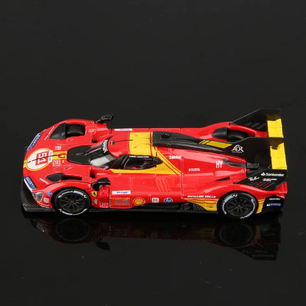 Bburago 1:64 Ferrari 499P 83# 51# Alloy Car Model Racing Diecast Vehicles Toy