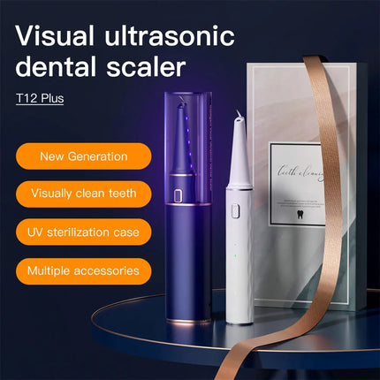 Ultrasonic Dental Calculus Remover Teeth Plaque Scaler Eliminator Stains Cleaner Electric Dental Tooth Stone Remover