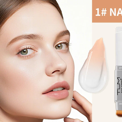 Tlm Color Changing Foundation Stick with Spf 15 Adjusting Nude, All-Day Lasting, Natural-Looking Complexion