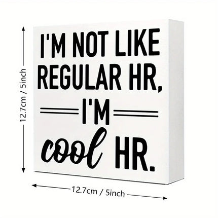 1pc, Country Humor Human Resources Canvas Prints Wall Art Decor Desk Sign I'm  Cool HR Poster Artwork Home Office Decor Decor