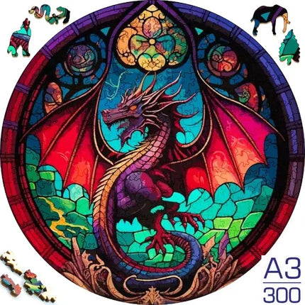 Sunflower Butterfly Jigsaw Wood Puzzle, Difficult To Play Irregular Animal Fragment Puzzle, for Adults Relieve Stress  Gift