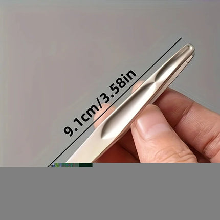 Premium Round Head Tweezers for Eyebrow & Facial Hair Removal Seamless Clips Short Hair Precision Beard Clip