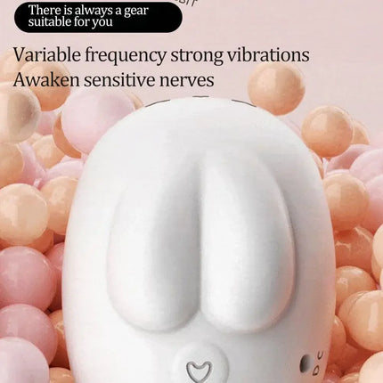 Vibrating Egg Massager Cute Rabbit Clitoral Suction Vibrator G Spot Stimulator USB Rechargeable Adult Sex Toy for Women