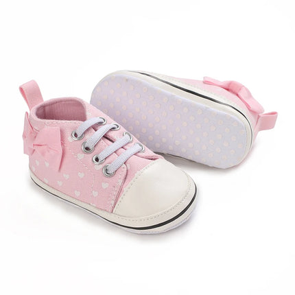 Spring and Autumn Pink Series Hot Selling Children's Shoes Baby Shoes Soft soled Anti slip Baby Shoes Newborn Baby Step Shoes