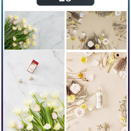 3D Double Sided Photography Backdrops 57*87cm Photos Background Props Product Food Photo Decoration Accessories Wallpaper