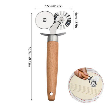 Danish Dough Whisk Stainless Steel HandHeld Bread Blender Dough Scraper Hole Fast Stirring Tool Danish Dough Whisk Egg Stirrer