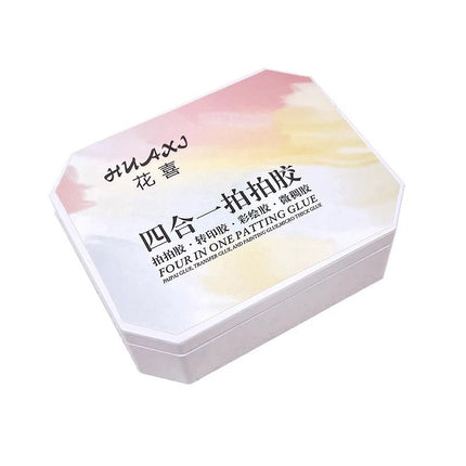 4 Colors Nude Painting Gel Drawing Gel Palette French Nail Polish UV Gel Nail Salon Holographic Manicure Nail Art Tool