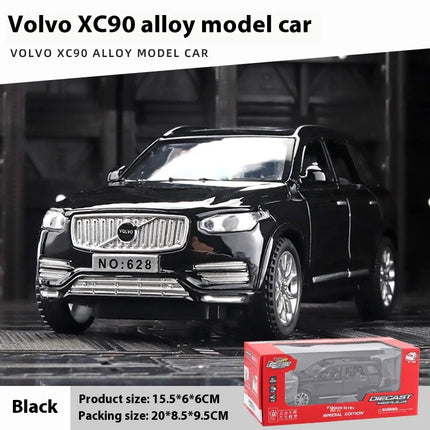 1:32 VOLVO XC90 SUV Alloy Car Model Diecast Metal Model Sound & Light Pull Back Toy Collect Display Ornaments Children Toys