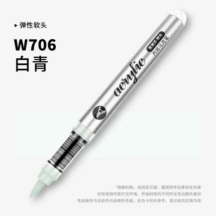 GRASP 120/1 Colors Acrylic Marker Pens Waterproof Pen Soft Brush Nib Student Art for Glass Stone Art School Supplies Stationery
