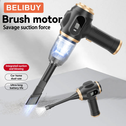 BELIBUY Home Appliance Vacuum Cleaner USB Charging High Power Strong Suction Carpet Cleaner Machine Vacuum Cleaner For Car