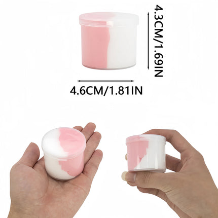 70ml Butter Fluffy Slime Kit Fruit Bicolor Slime Super Soft Non-Sticky and Scented for Kids Ideal Birthday Party Favor Gift